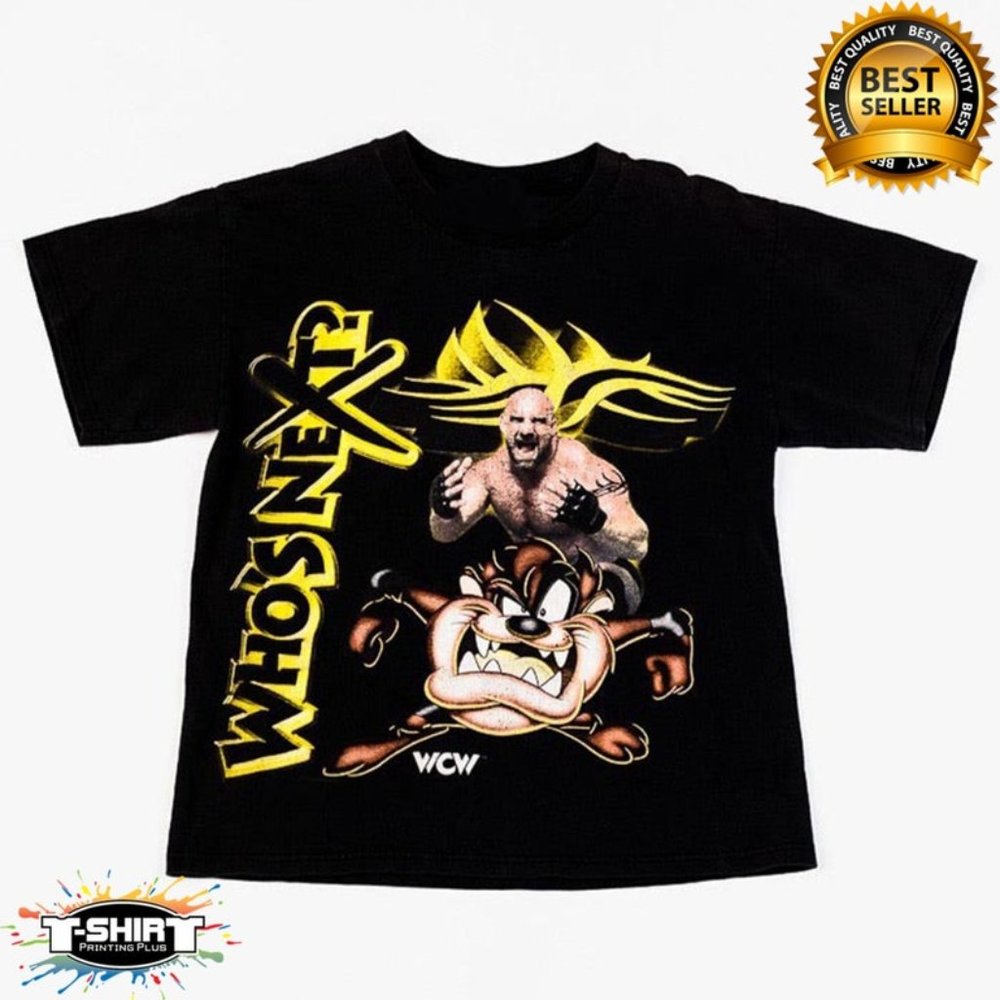 Vintage Looney Tunes Taz Bill Goldberg Shirt, Wrestling Shirt, WWE Fan Shirt